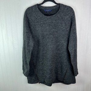 Rachel Roy Gray Sweater Long Sleeve Zipper Detail size‎ XL